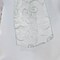 10 Pieces Silver Embroidered Organza Chair Sashes 8"x108" Elegant Event & Wedding Decor
